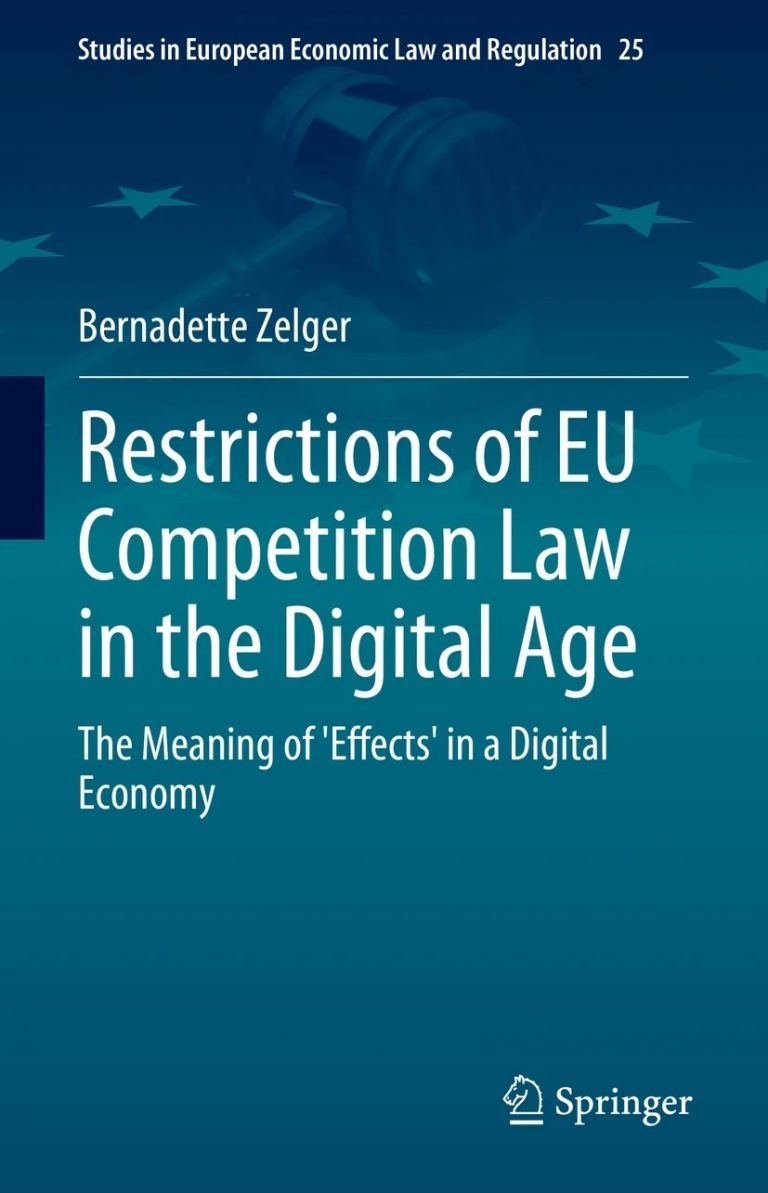 Restrictions Of EU Competition Law In The Digital Age - DH国際書房DH国際書房